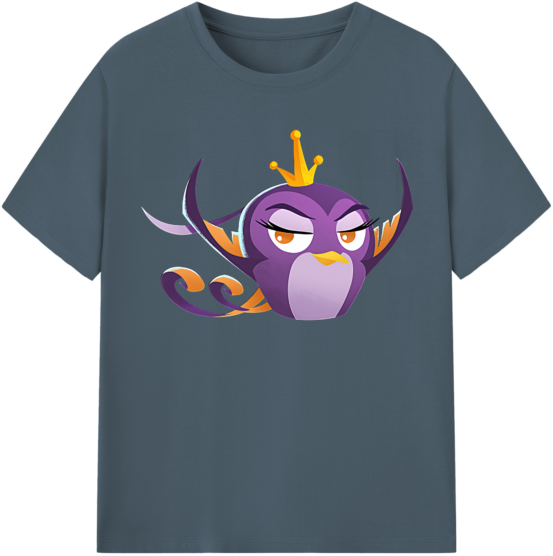 （画像用） Angry Birds アングリーバード 綿100％半袖Tシャツ（フロントプリント）